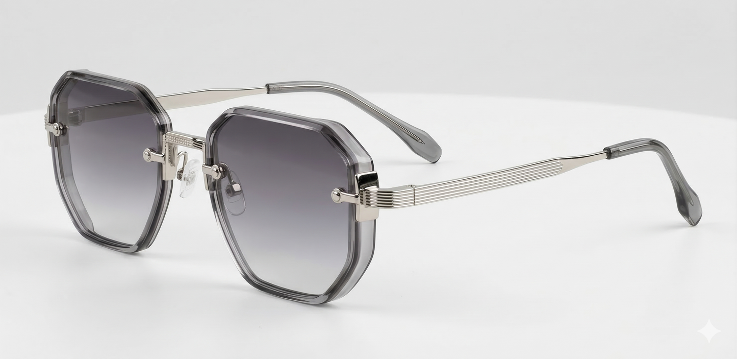 Roca Metal Plateado